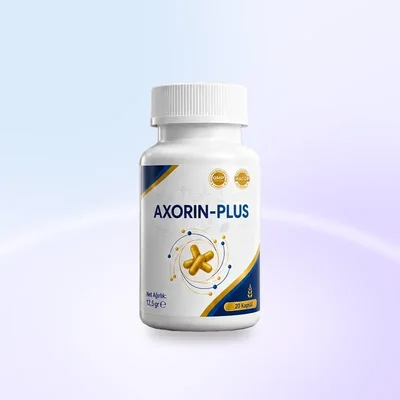 Axorin Plus ambalajı: prostat ve idrar konforu için sabah-akşam kapsül