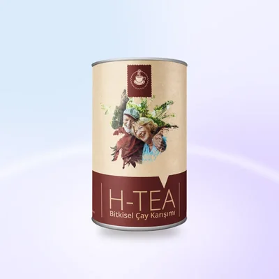 H-tea ambalajı: tansiyon takibinde kalp-damar desteği için çay