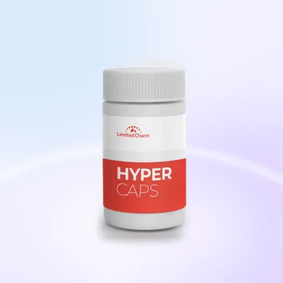 HyperCaps ambalajı: tansiyon takibinde damar sağlığına destek kapsülü
