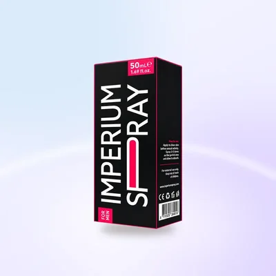 Imperium ambalajı: erkeklerde performans ve dayanıklılık için haricen sprey